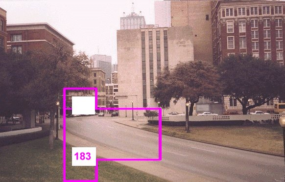 SHOWS HOW FAR Z-183'S TABS WOULD EXTEND BELOW AND ABOVE NORMAL FRAME